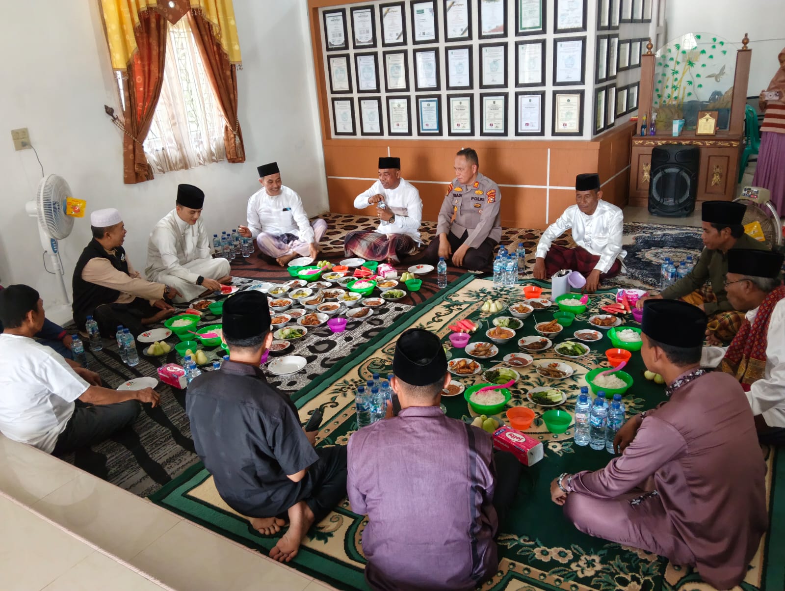 Kapolsek Bangko Pusako Sambangi Tokoh Agama, Bahas Kamtibmas hingga Kenakalan Remaja