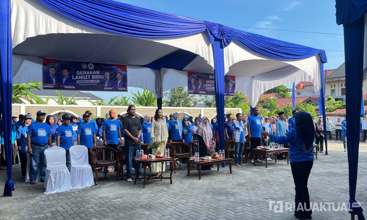 Hadir di Tengah Masyarakat, Demokrat Riau Launching Gerakan Langit Biru Indonesia Asri