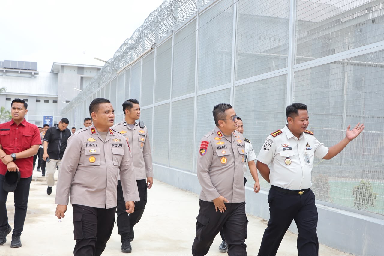 Kunjungi Lapas Kelas IIA Bagan Siapiapi, Kapolres Rohil Pererat Koordinasi