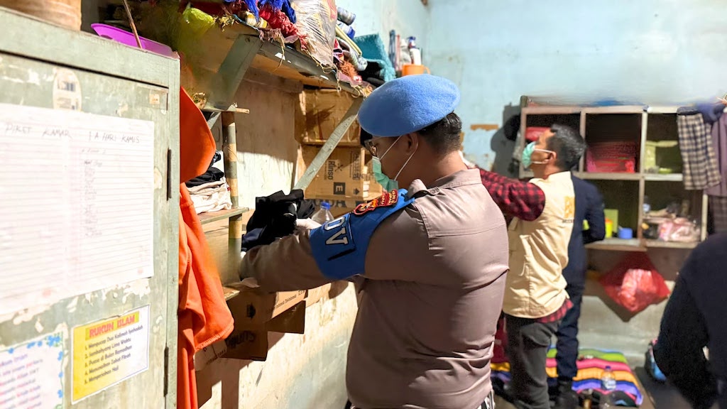 Lapas Bangkinang Gelar Razia Gabungan dan Tes Urine, Libatkan APH