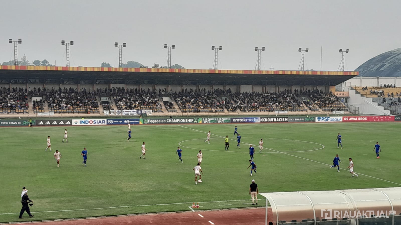 Babak Pertama PSPS vs Persiku Imbang 1-1, Asir Asiz Akhiri Puasa Gol