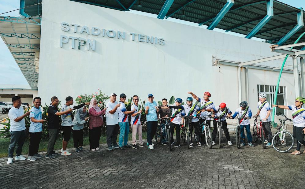 Karyawan PTPN IV Regional III Masifkan Bike to Work, Dorong Efisiensi Energi