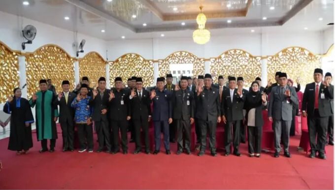 Bupati Anton Lantik Pejabat Eselon II dan III, Perkuat Kinerja OPD di Rokan Hulu