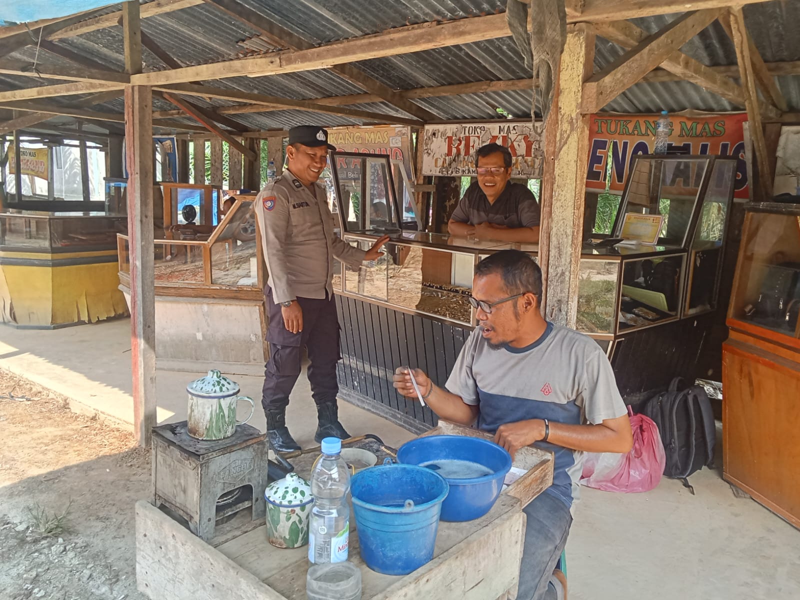 Antisipasi Kejahatan, Polsek Rimba Melintang Gelar KRYD di Pasar Selasa Jumrah