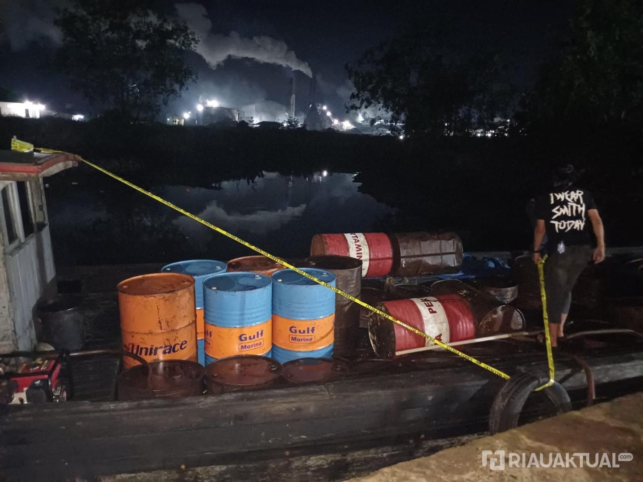 Polda Riau Bongkar Penyelewengan Bio Solar, 10 Ribu Liter Disita dari Darat hingga Laut