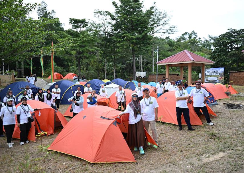 Danau Bandar Kayangan Disulap! Wako Resmikan Bumi Perkemahan 150 Hektare, Pekanbaru Punya Wisata Alam Baru