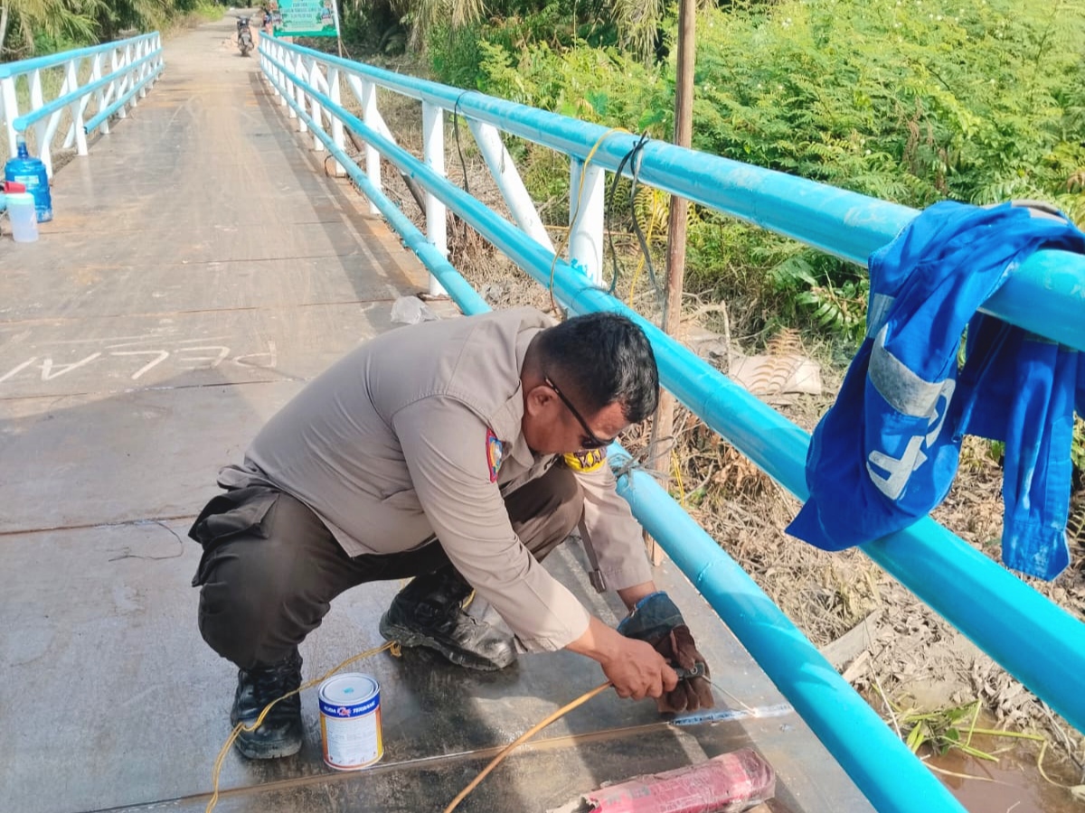 Rampung 72 Persen, Renovasi Jembatan Merah Putih Presisi Tahap II di Rimba Melintang Buka Harapan Warga