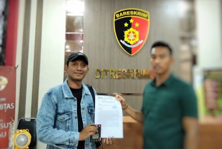 Mahasiswa Dumai Laporkan Dugaan Gudang BBM Subsidi Ilegal dan CPO ke Ditreskrimsus Polda Riau