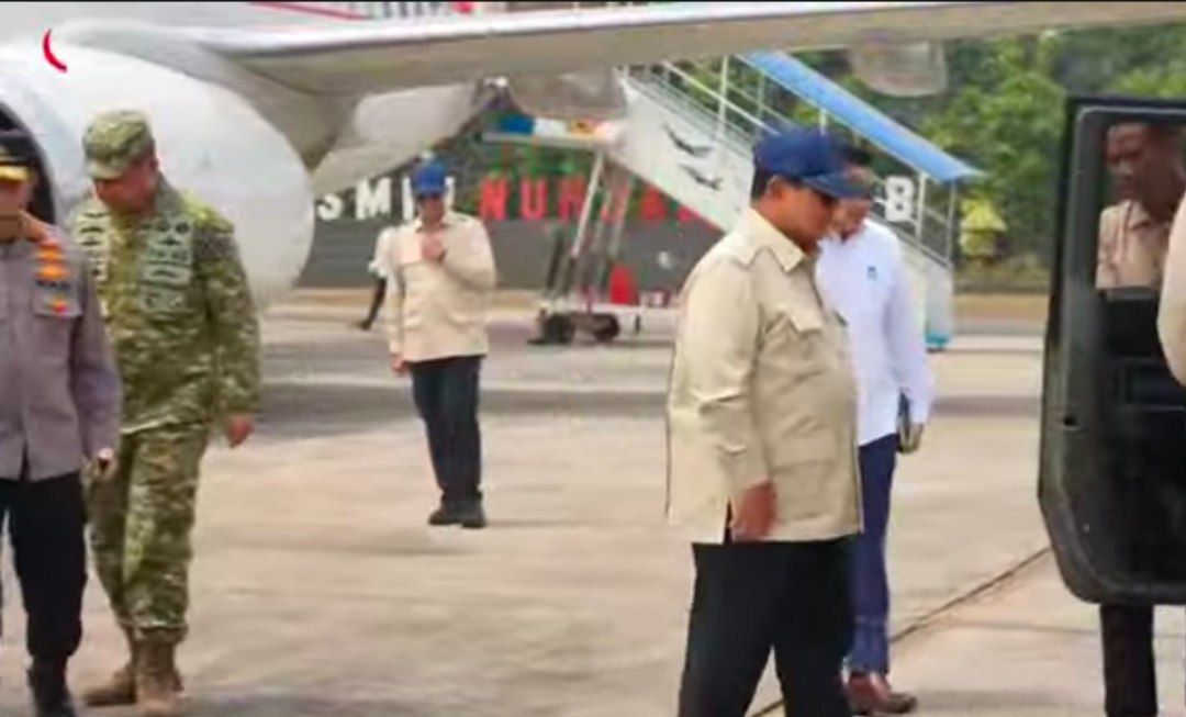 Tiba di Pekanbaru, Presiden RI Bertolak ke Kampar Tinjau Titik Karhutla