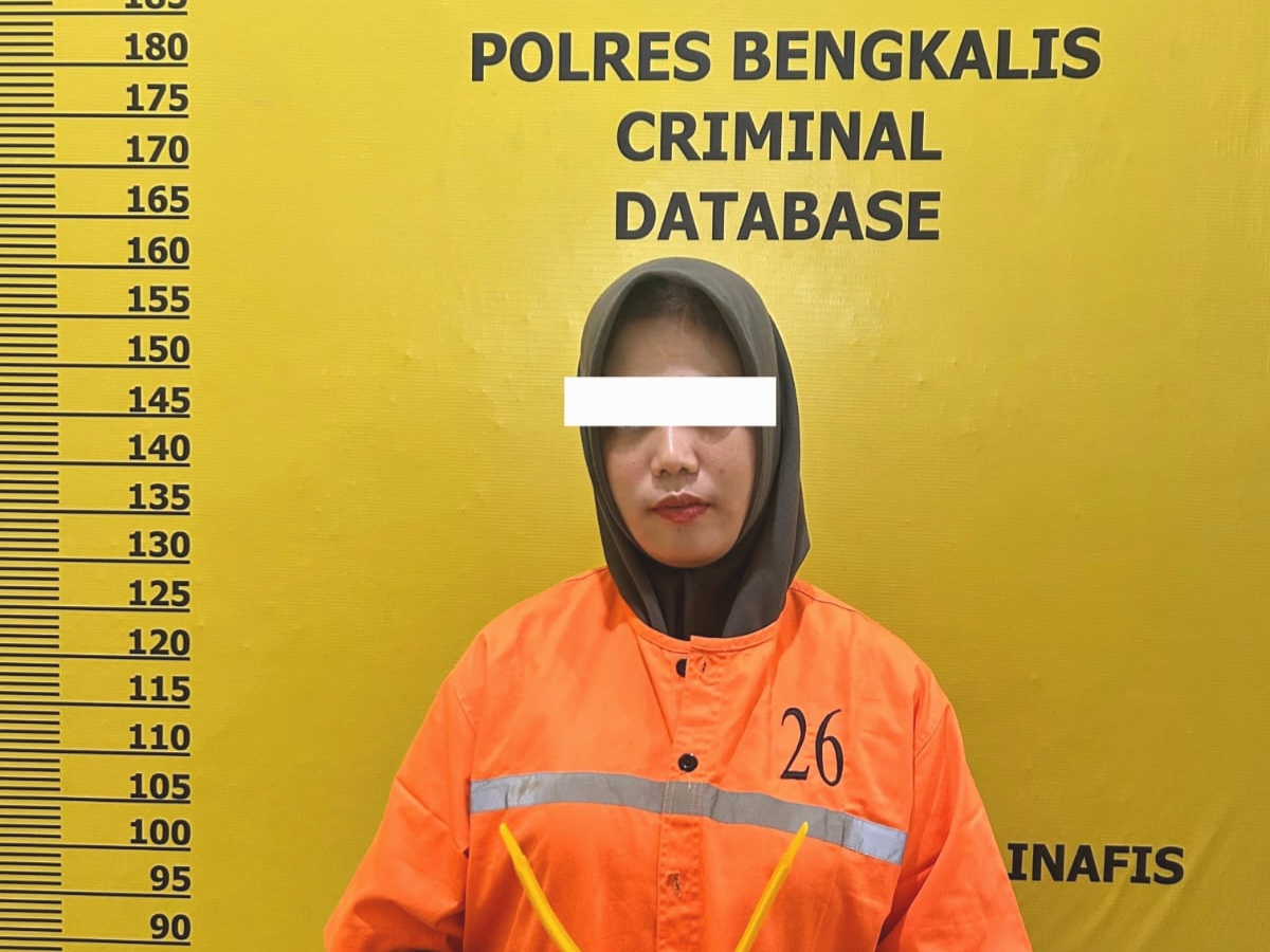 Diduga Gelapkan Rp290 Juta Uang Perusahaan, Sales PT Dely Makmur Ditahan Polres Bengkalis