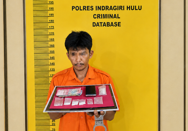 Sepekan Menjabat, Kasat Narkoba Polres Inhu Bongkar 3 Kasus dan Sita 120 Gram Sabu