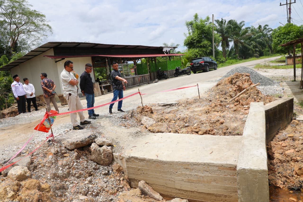 PTPN IV PalmCo Bangun Jembatan di Siak, Warga Benteng Hulu Kini Bebas Banjir