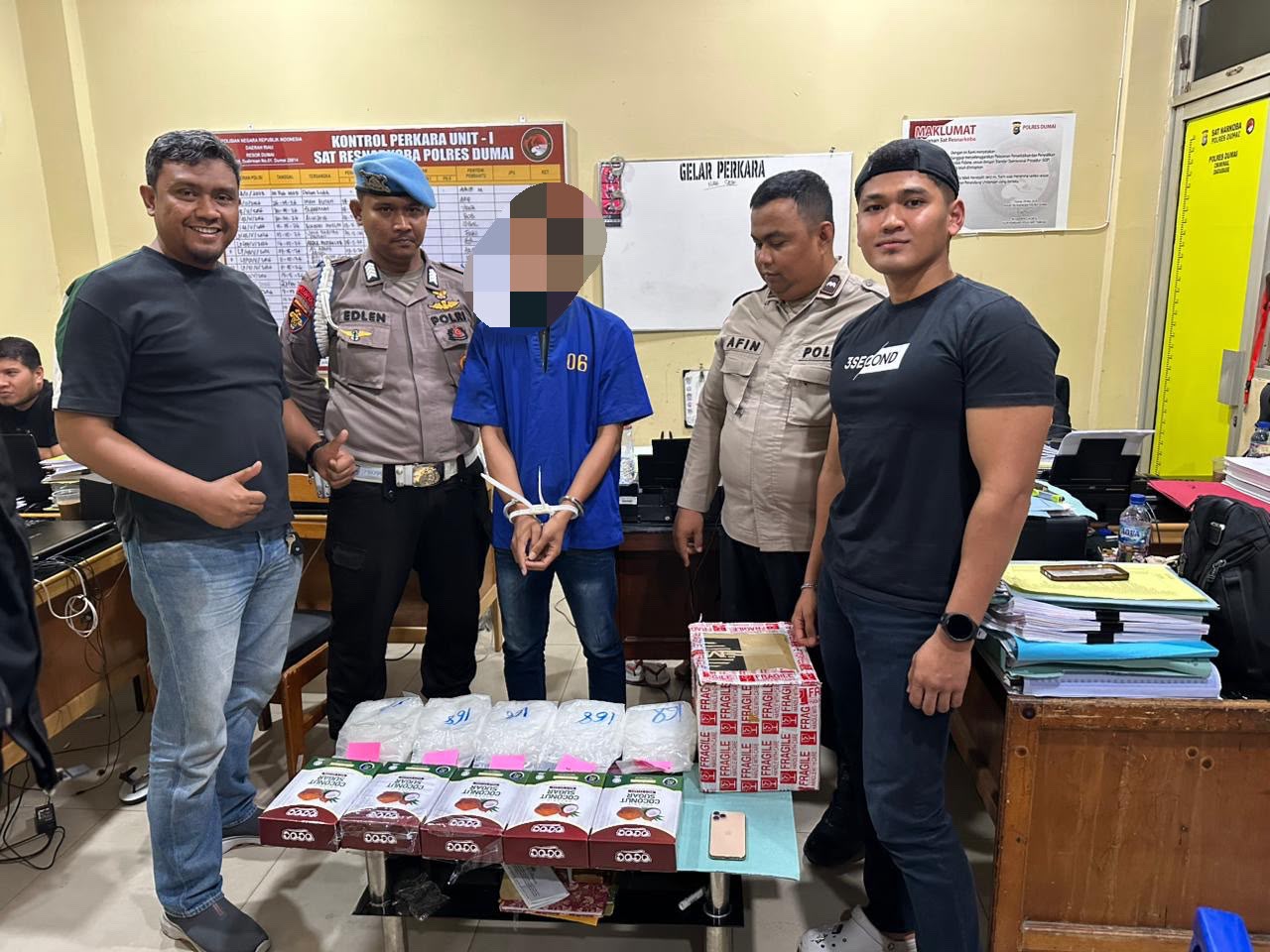 Modus Titipan Barang, Jastiper Asal Aceh Ditangkap Bawa 5 Kg Sabu di Dumai