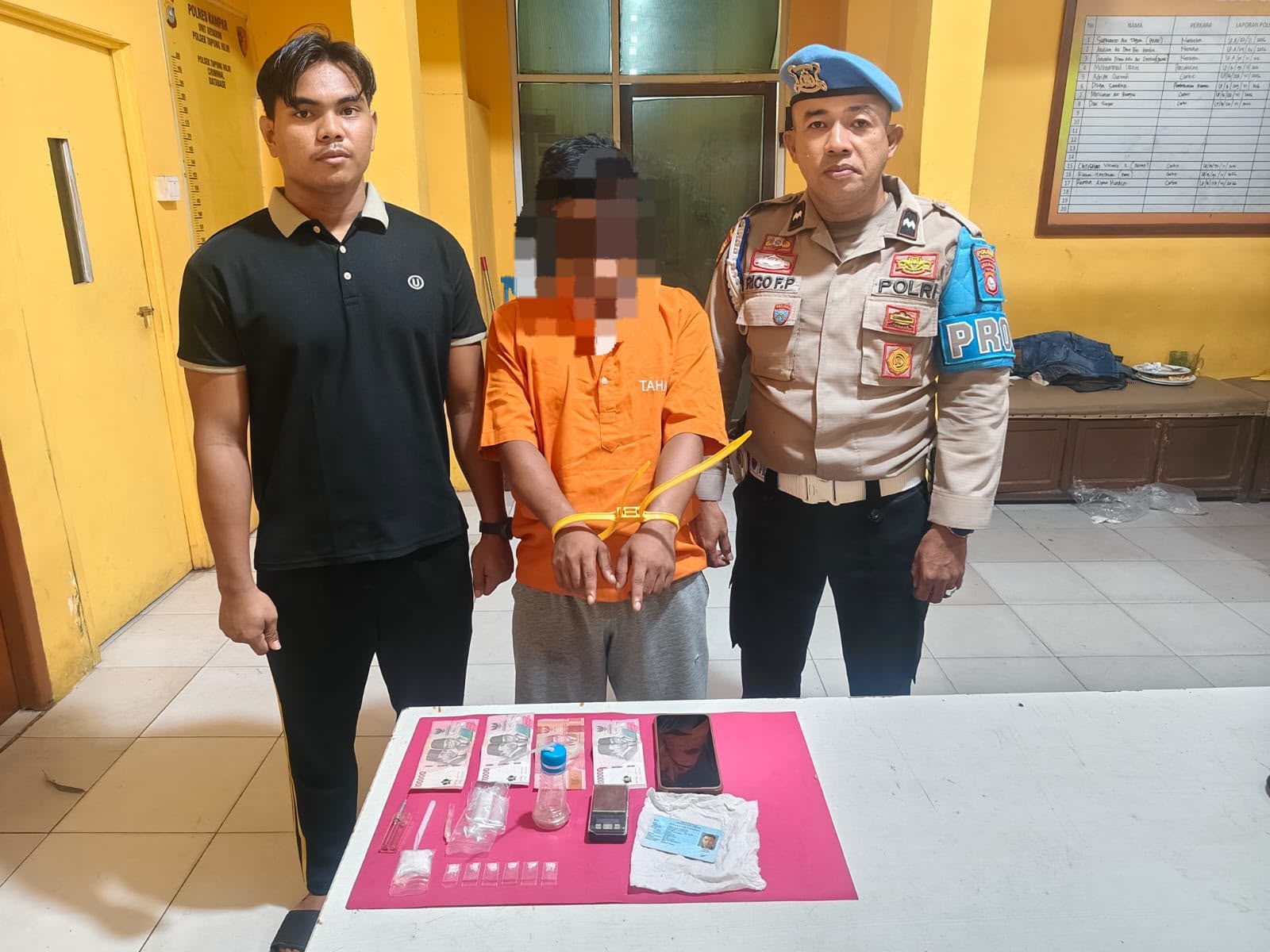 Pengedar Sabu di Kampar Dibekuk, Polisi Sita 7 Paket Narkotika