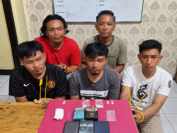 Terlibat Jaringan Sabu, Lima Orang Diamankan dan Tiga Diantaranya P3K Paruh Waktu Pemkab Siak