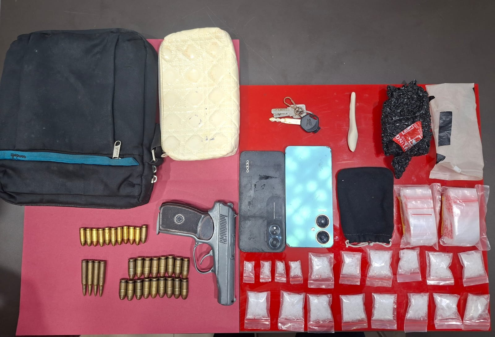 Polres Rohul Tangkap Pengedar Sabu dan Amankan Airsoft Gun serta Amunisi