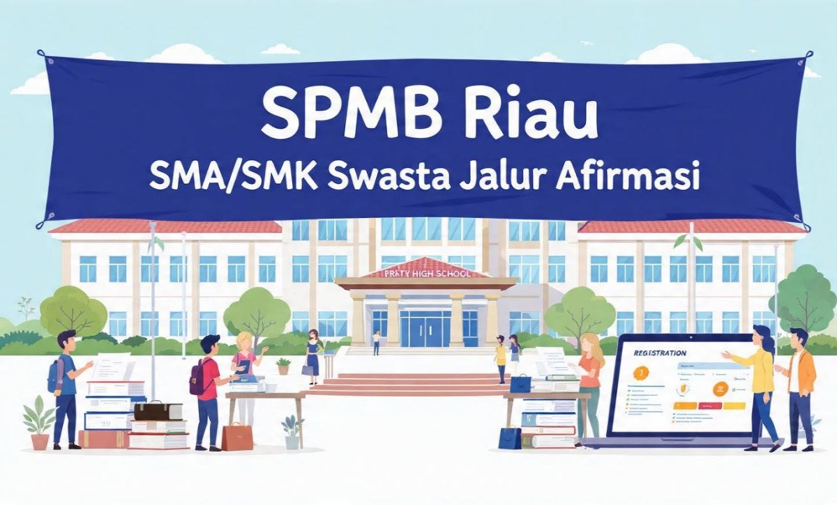Besok, Pendaftaran SMA/SMK Swasta Jalur Afirmasi di Riau Dibuka