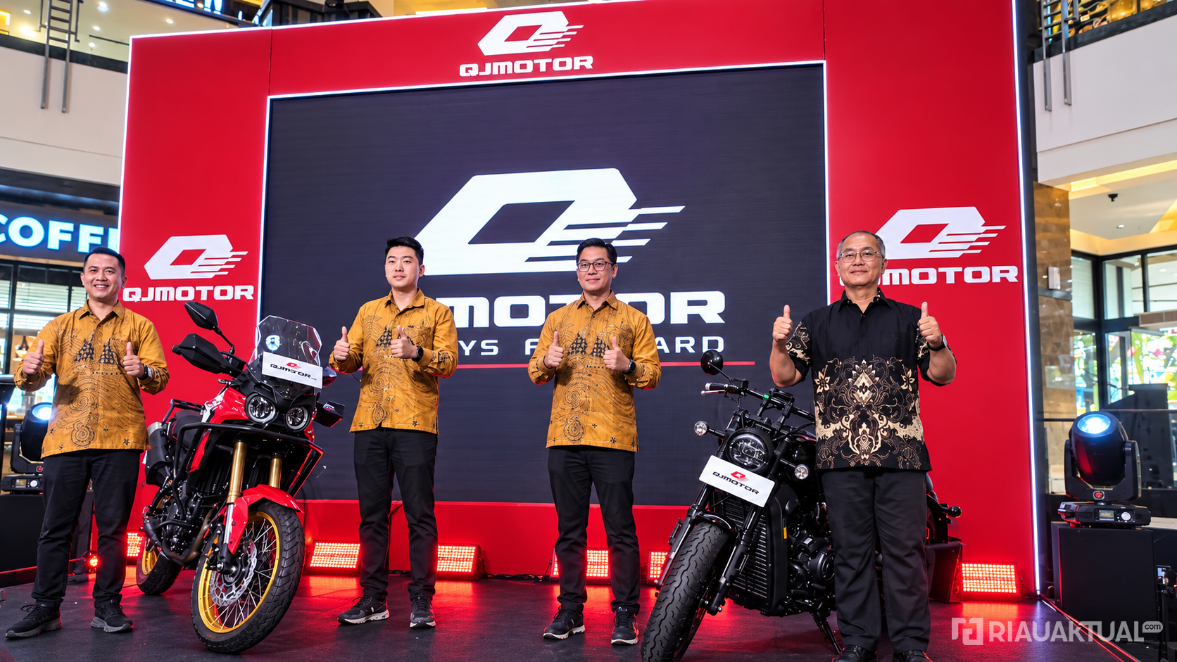 Ekspansi ke Riau, QJMOTOR Hadirkan Line-up Motor dengan Teknologi AMT dan Tampilan Menawan 