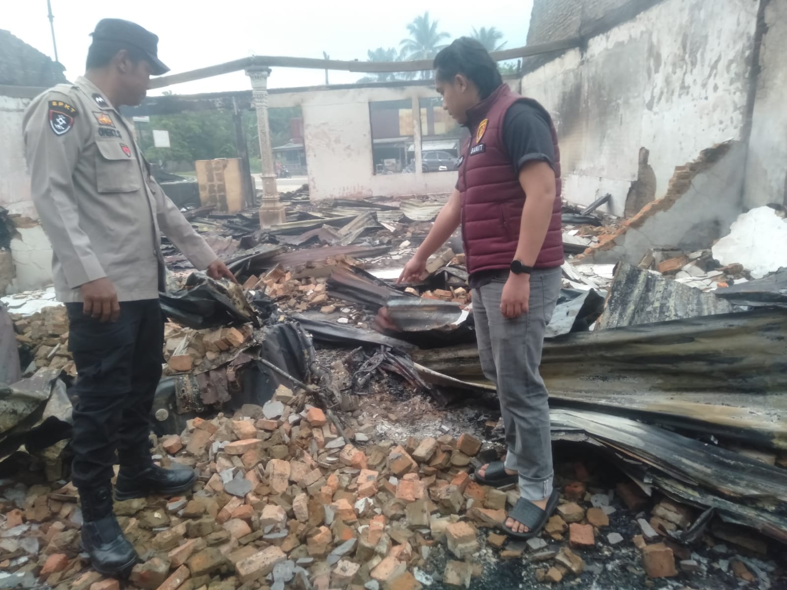 Rumah Makan di Kuansing Hangus Terbakar, Polisi Lakukan Penyelidikan