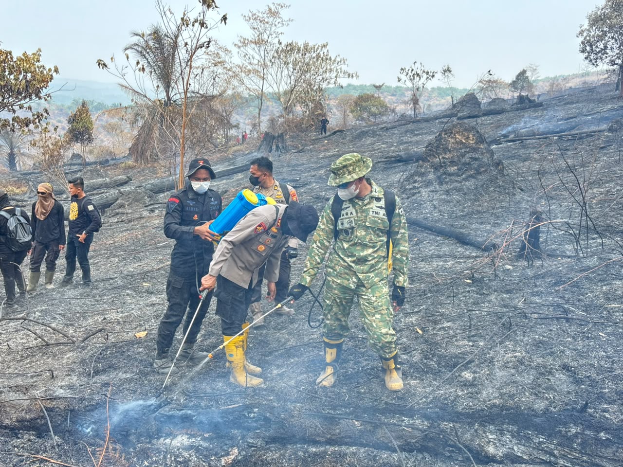 2.762 Titik Panas Terpantau di Sumatera, 317 Titik Terdeteksi di Riau