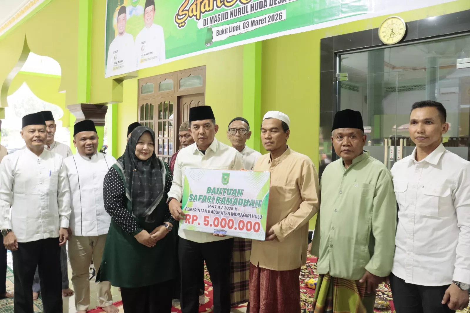 Safari Ramadan di Batang Cenaku, Sekda Inhu Serap Aspirasi Warga