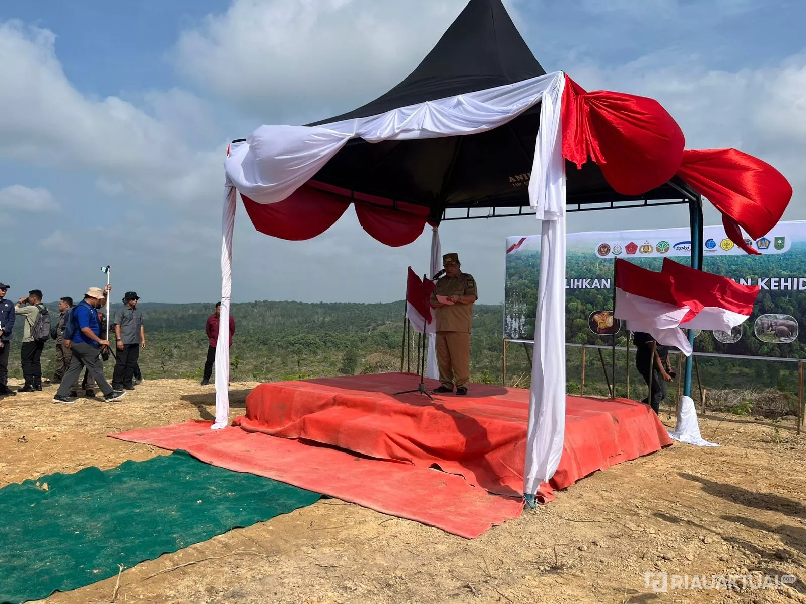 2.754 Hektare Lahan TNTN di Desa Segati Direforestasi