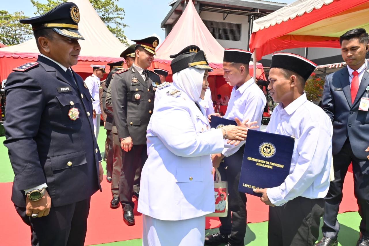 970 Warga Binaan Lapas Bengkalis Terima Remisi, 16 Langsung Bebas