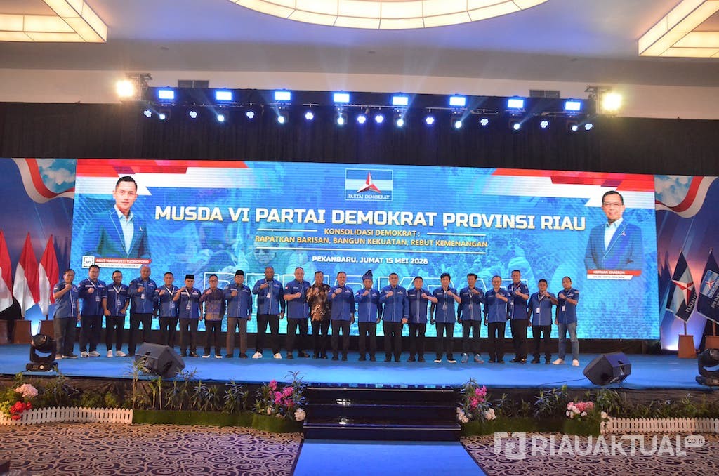 Agung Nugroho Kembali Pimpin Demokrat Riau, Sekjen Minta Tambah Kursi dan Perkuat Akar Rumput