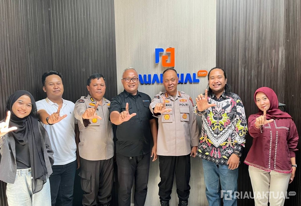 Perkuat Sinergi Dengan Media, Kabid Humas Polda Riau Kunjungi Kantor Riauaktual