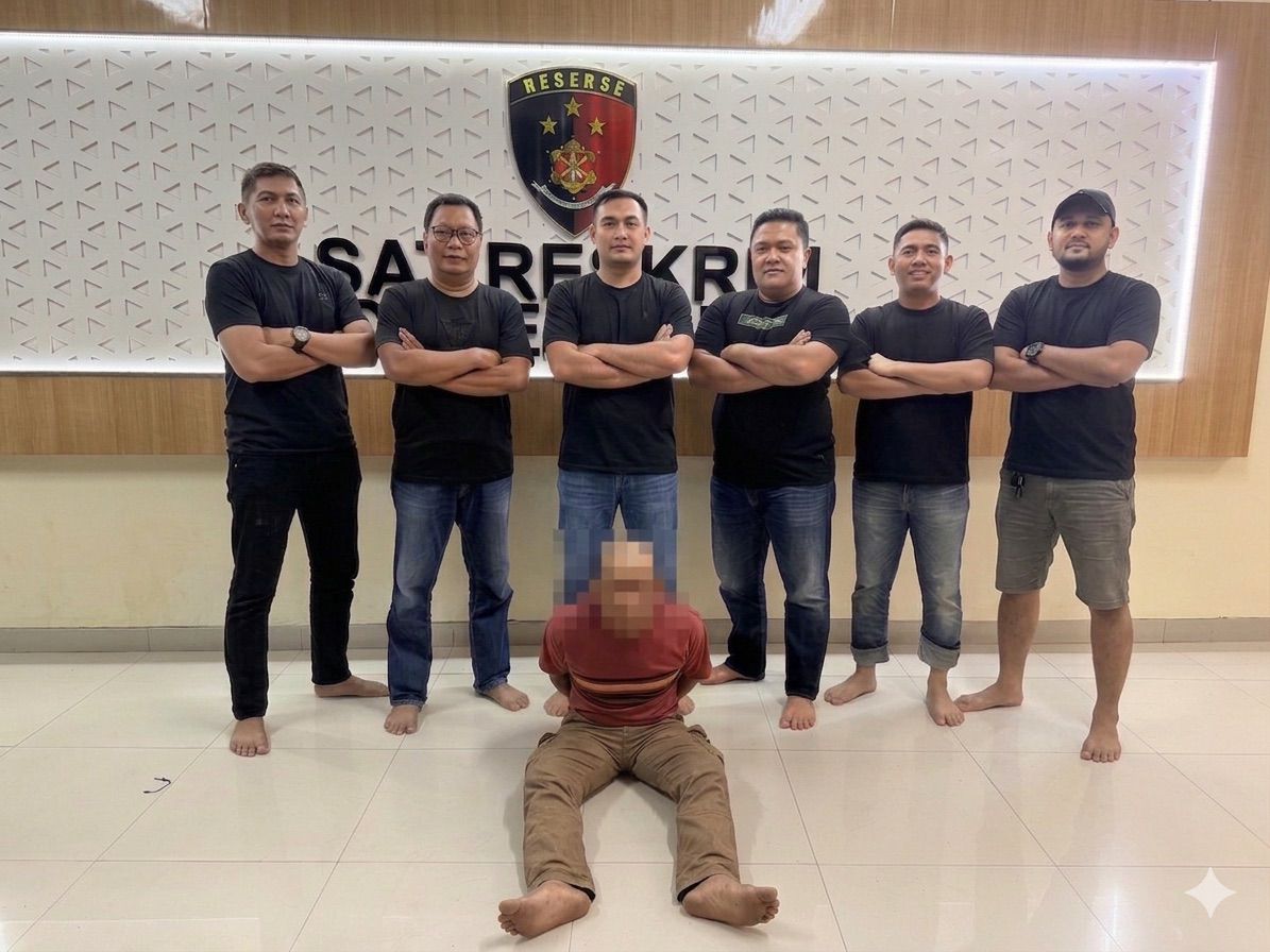 Residivis Beraksi di 9 TKP, Spesialis Jambret Gelang Emas di Dumai Dibekuk