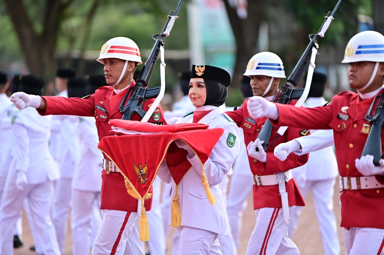 Rajwa Nailatul Izzah, Pembawa Baki Paskibraka Bengkalis yang Menyimpan Mimpi Jadi Polwan
