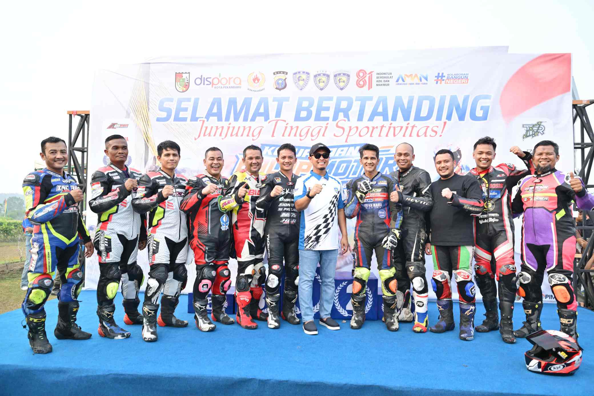 Wako Agung Buka Jalan Balap Motor Rutin di Pekanbaru, Targetkan Pembalap Nasional Merapat