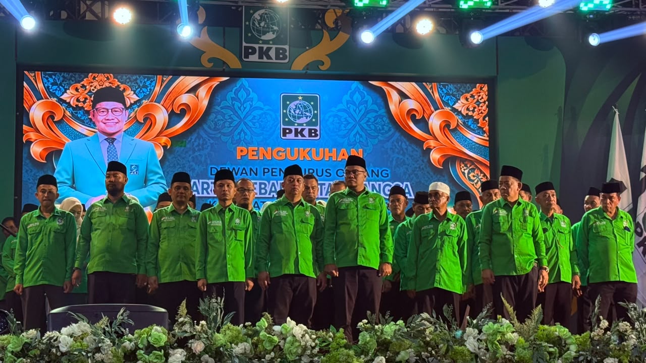 Pengurus DPC PKB Inhil Dikukuhkan, Iwan Taruna Targetkan Kesiapan Hadapi Pemilu