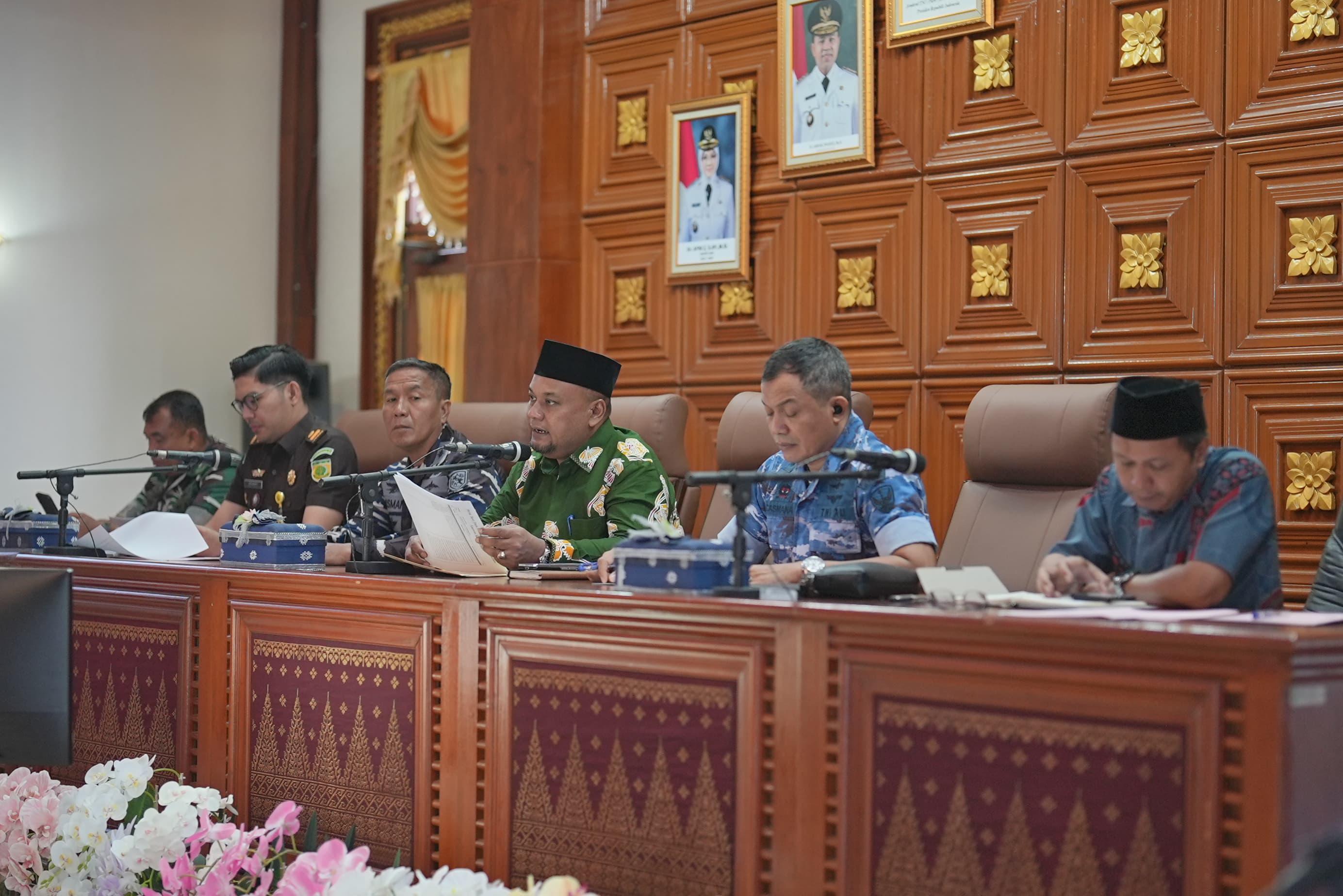 Forkopimda Siak Matangkan Kesiapan Mudik Lebaran, Infrastruktur dan Inflasi Jadi Sorotan