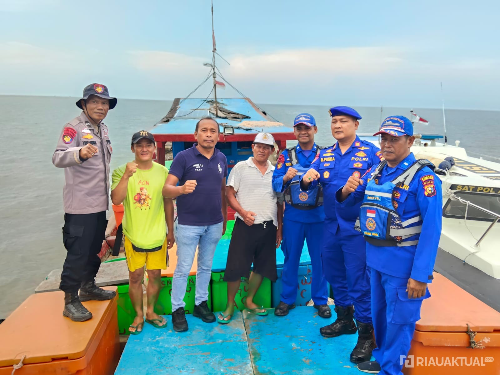 Antisipasi Penyelundupan Narkoba di Panipahan, Satpolairud dan Satintelkam Polres Rohil Intensifkan Patroli