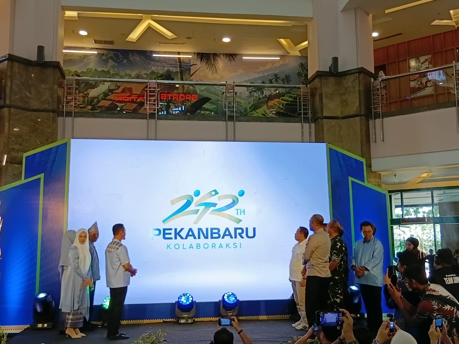 Wako Agung Resmi Launching Logo HUT Pekanbaru Ke-242, ini Maknanya!