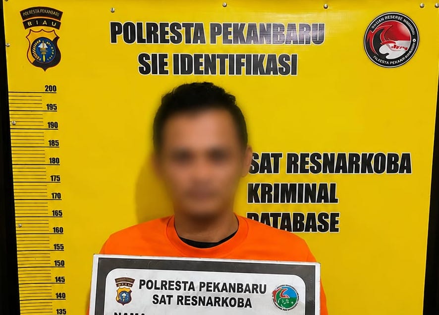 Pengedar Sabu di Sukajadi Pekanbaru Ditangkap, Polisi Sita 24,23 Gram Narkoba