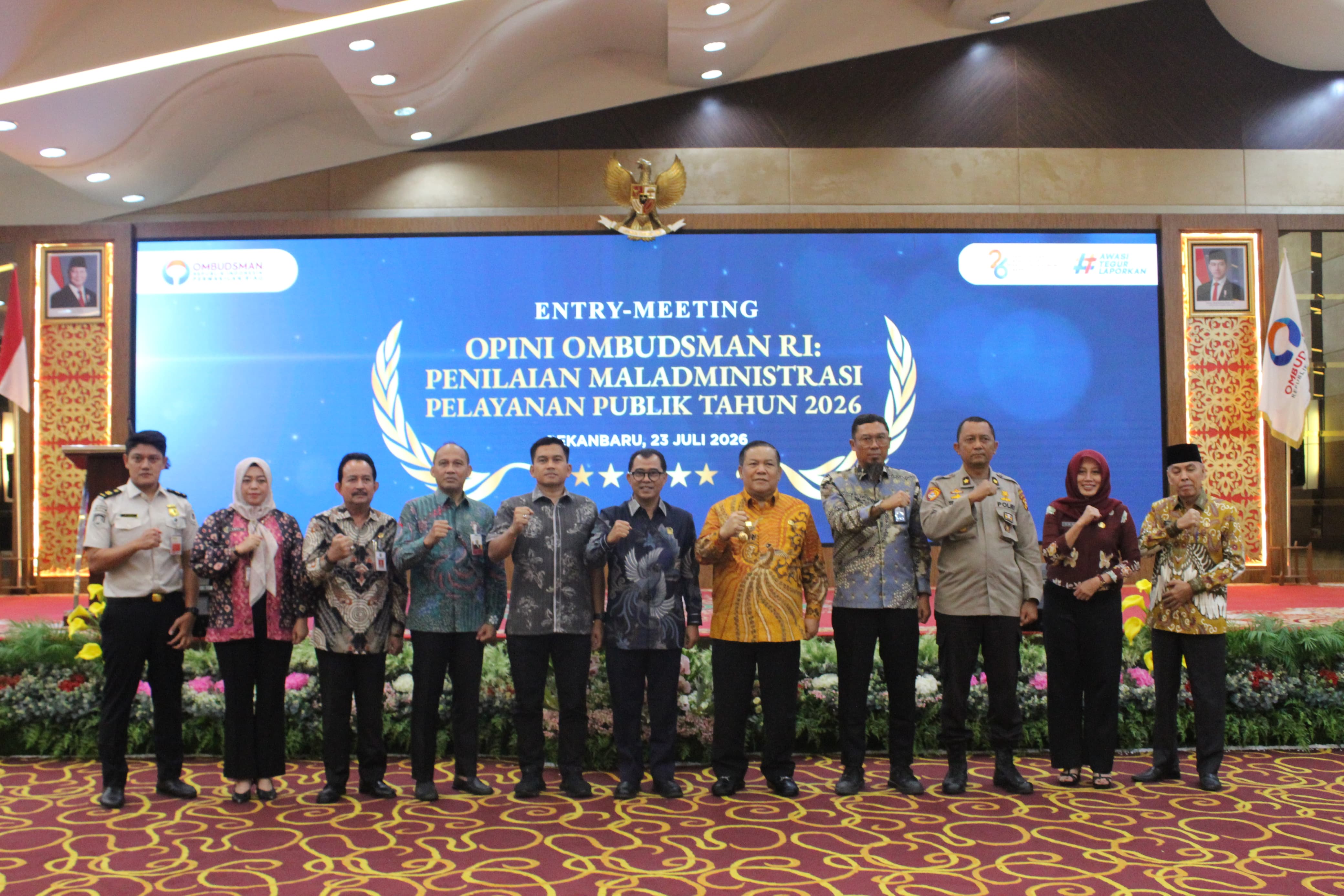 Riau Masuki Tahap Penilaian Maladministrasi Ombudsman 2026, Targetkan Raih Opini Pelayanan Tertinggi