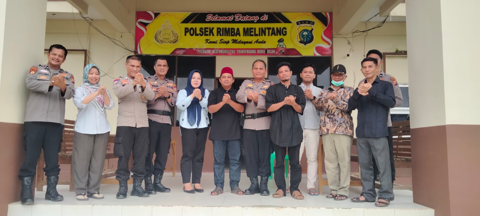 Polisi Bersama Masyarakat, Polsek Rimba Melintang Ajak Warga Perangi Narkoba