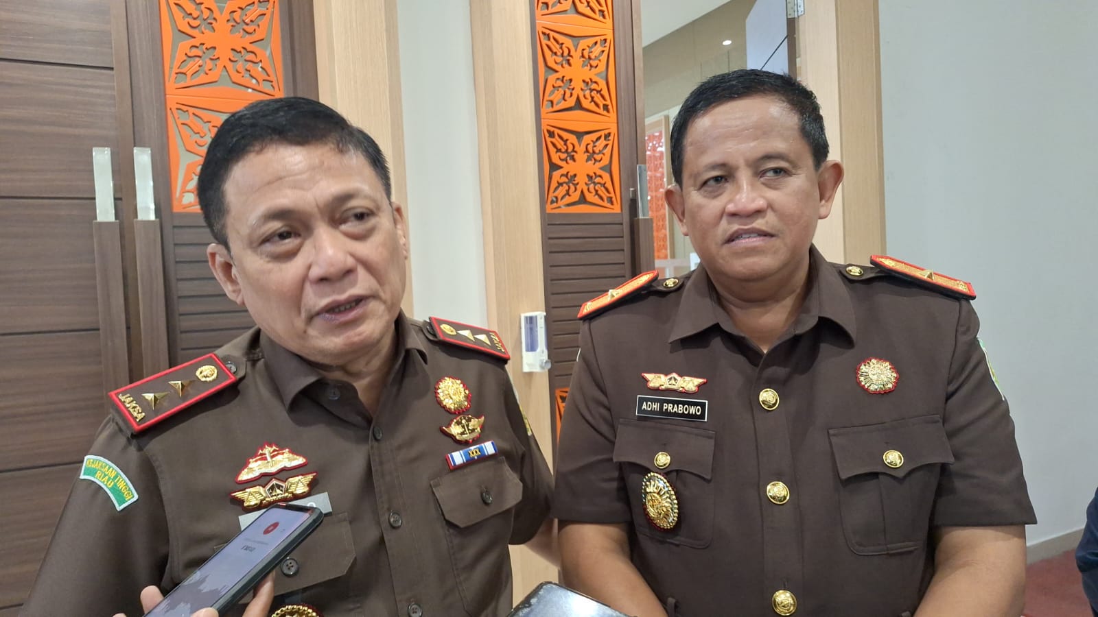 Wakajati Riau Berganti, Kajati Sutikno Titip Pesan Keterbukaan Informasi