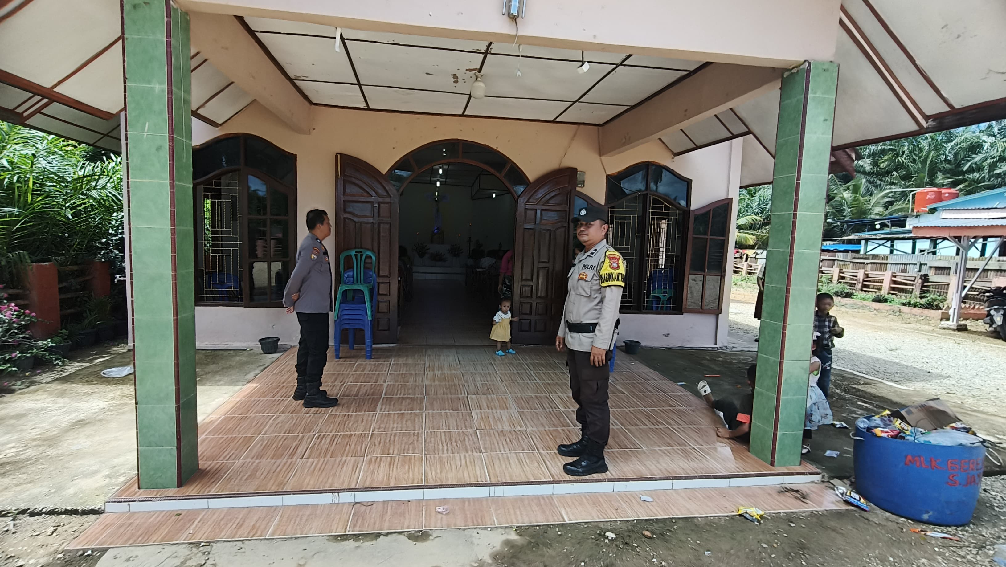 Polsek Rimba Melintang Amankan Ibadah Kenaikan Yesus Kristus 2026 di 10 Gereja