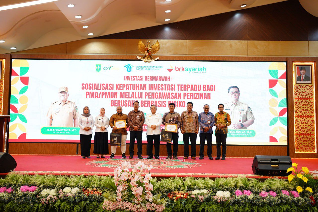 Dorong Investasi di Riau, 10 Perusahaan Gunakan BRK Syariah Untuk Transaksi