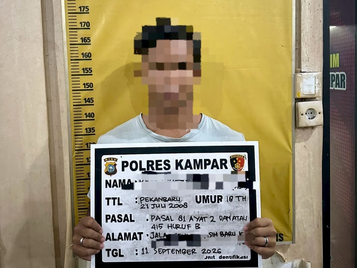 Remaja di Kampar Ditangkap Terkait Dugaan Persetubuhan Anak