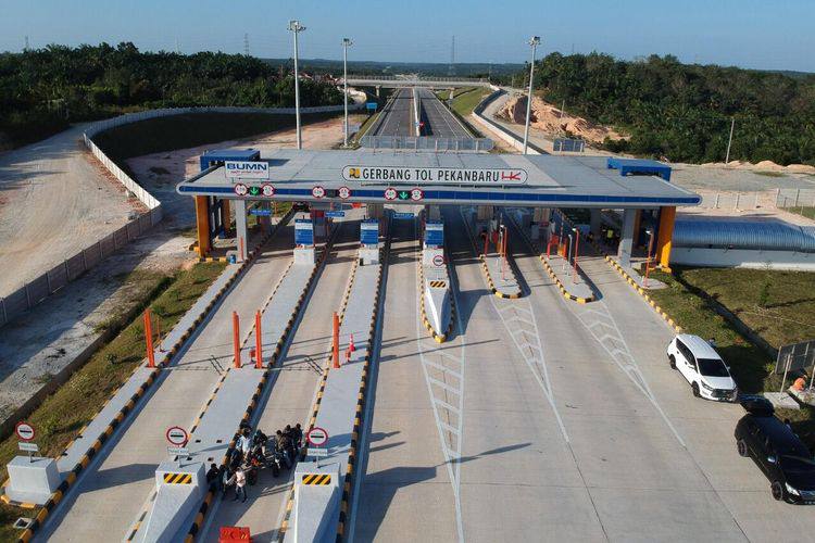 Imbas Penyambungan dengan Tol Lingkar, Akses Tol Pekanbaru-Dumai Dialihkan