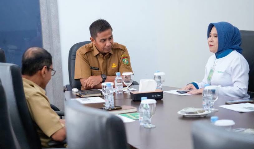 Bupati Kampar Terima Audiensi BPJS Ketenagakerjaan, Bahas Perlindungan Pekerja
