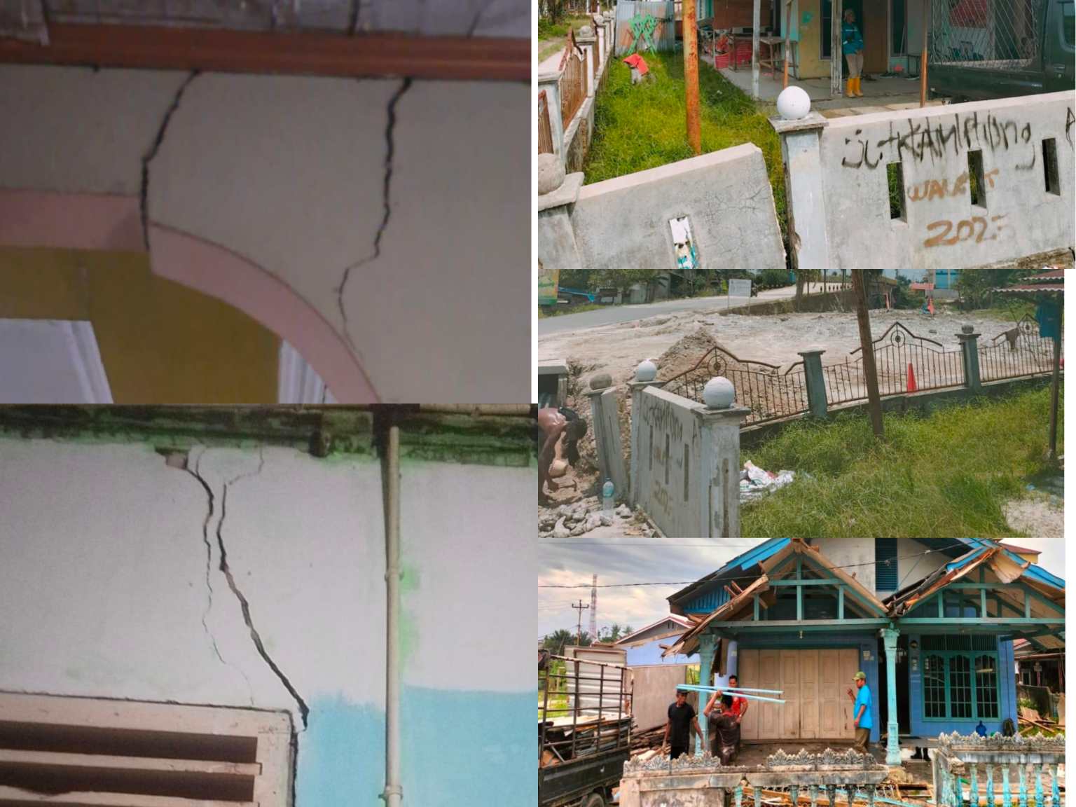 Warga Pekanbaru Keluhkan Ganti Rugi Kerusakan Rumah Dampak Proyek IPAL Tak Kunjung Tuntas