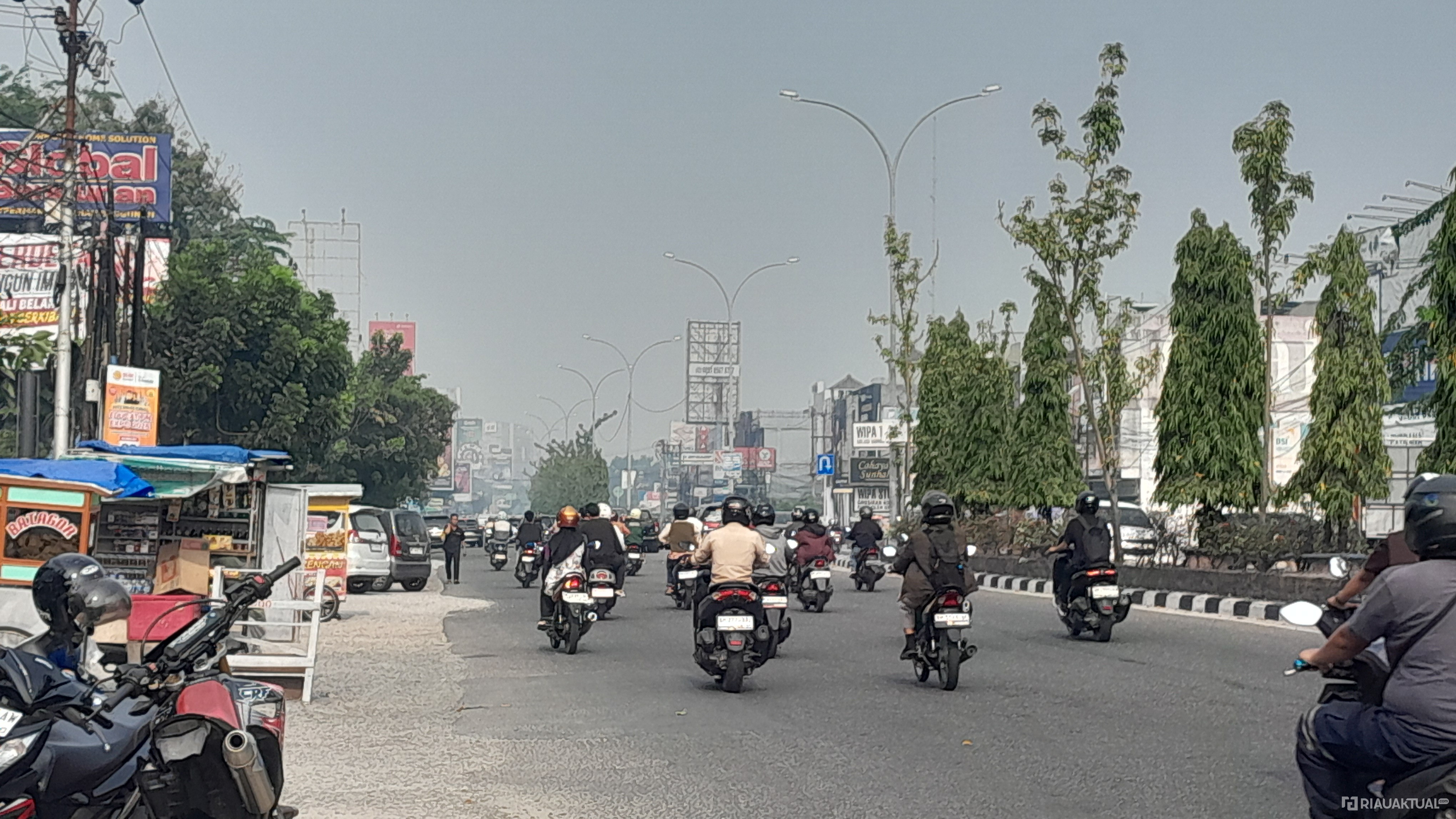 Waspada! Kabut Asap Mulai Selimuti Pekanbaru, Kualitas Udara Masuk Kategori Tidak Sehat