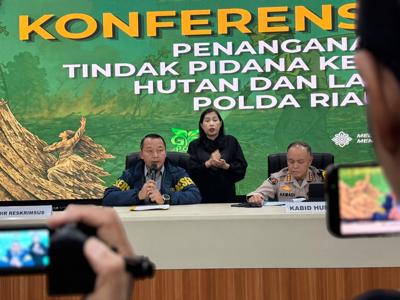3.387 Hektare Terbakar, Polda Riau Tangani 58 Kasus Karhutla dan Tetapkan 61 Tersangka