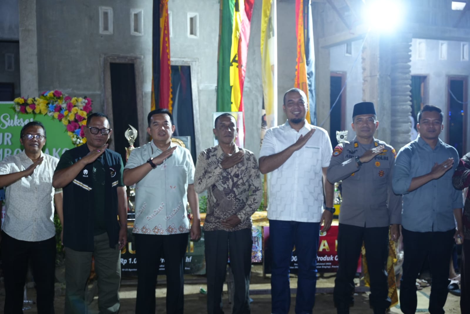 Panglimo Rimbo Piako Juara III di Tepian Narosa, Warga Inhu Gelar Malam Hiburan Rakyat