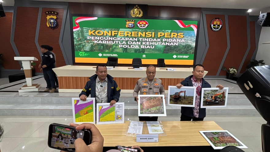 Polda Riau Tangani 37 Kasus Karhutla Sepanjang 2026, 40 Tersangka Diamankan